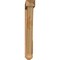Ekena Millwork Traditional Arts and Crafts Rough Sawn Bracket w/ Offset Brace, Western Red Cedar, 6"W x 42"D x 42"H BKT0604X42X42TRA03RWR - alternate 2